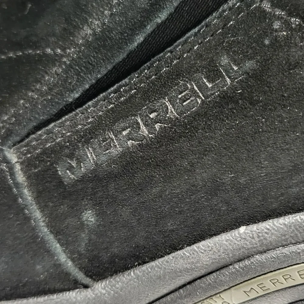 Merrell Men's Black Suede Leather Dual Density Hiking Casual Shoes